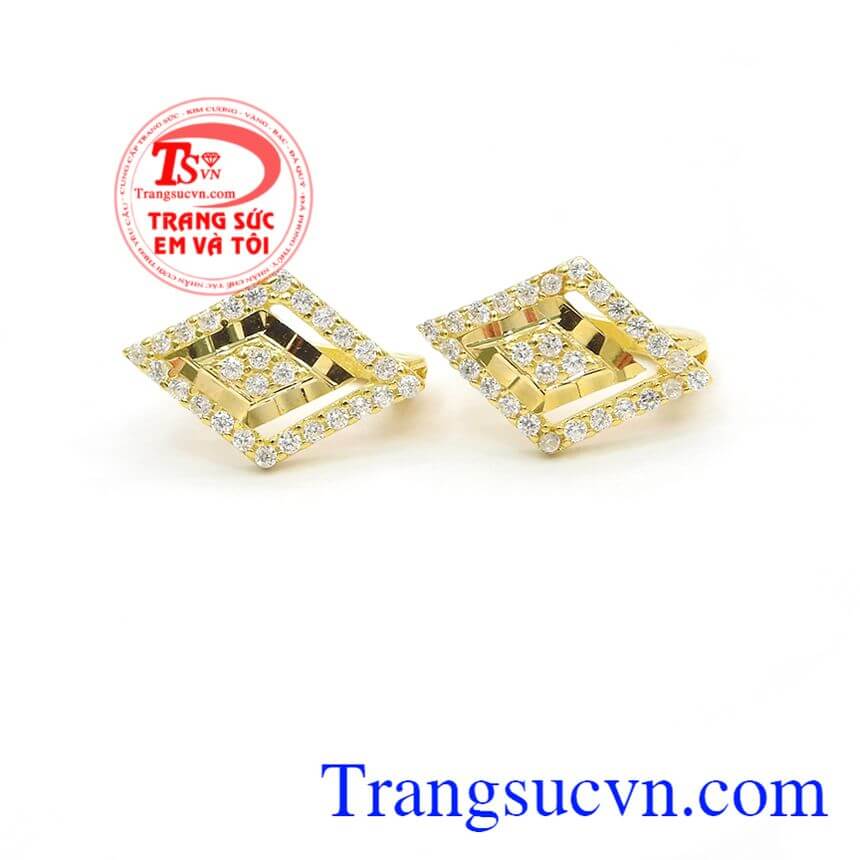 Hoa tai mùa hạ,Hoa tai vàng tây,Trang sức nữ