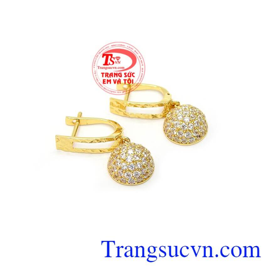 Hoa Tai Vàng 18k Xinh Xắn,Hoa tai vàng tây,Trang sức vàng Hoa Tai Vàng 18k Xinh Xắn,Hoa tai vàng tây,Trang sức vàng