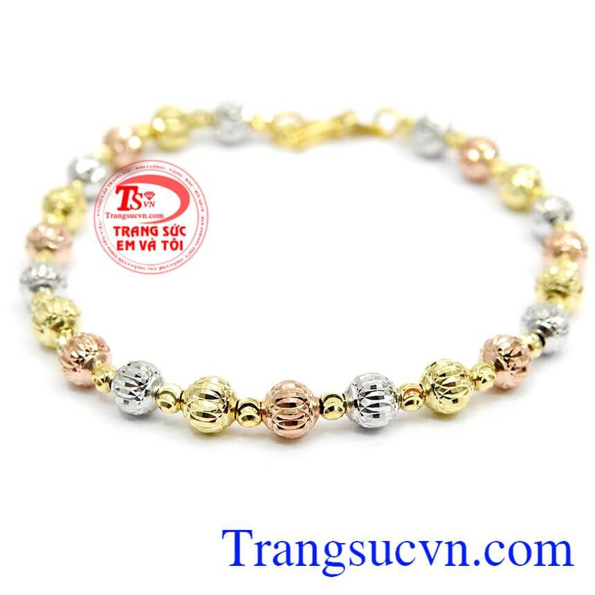 Lắc bi lấp lánh size nhỏ,Lắc tay nữ vàng,Trang sức vàng Lắc bi lấp lánh size nhỏ,Lắc tay nữ vàng,Trang sức vàng