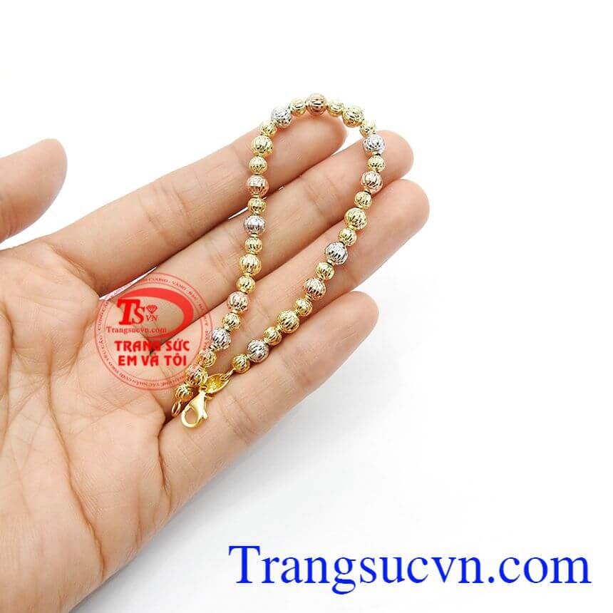 Lắc bi xinh xắn size nhỏ,Lắc vàng tây đá quý,Trang sức vàng Lắc bi xinh xắn size nhỏ,Lắc vàng tây đá quý,Trang sức vàng