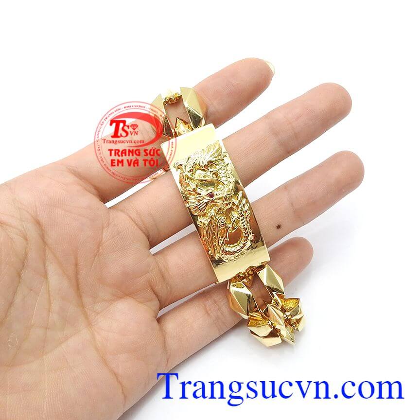 Lắc tay nam rồng nhập khẩu,Lắc tay nam vàng,Trang sức nam Lắc tay nam rồng nhập khẩu,Lắc tay nam vàng,Trang sức nam