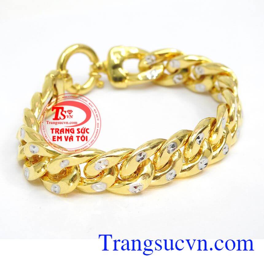 Lắc tay nam sang trọng,Lắc vàng tây đá quý,Trang sức vàng Lắc tay nam sang trọng,Lắc vàng tây đá quý,Trang sức vàng