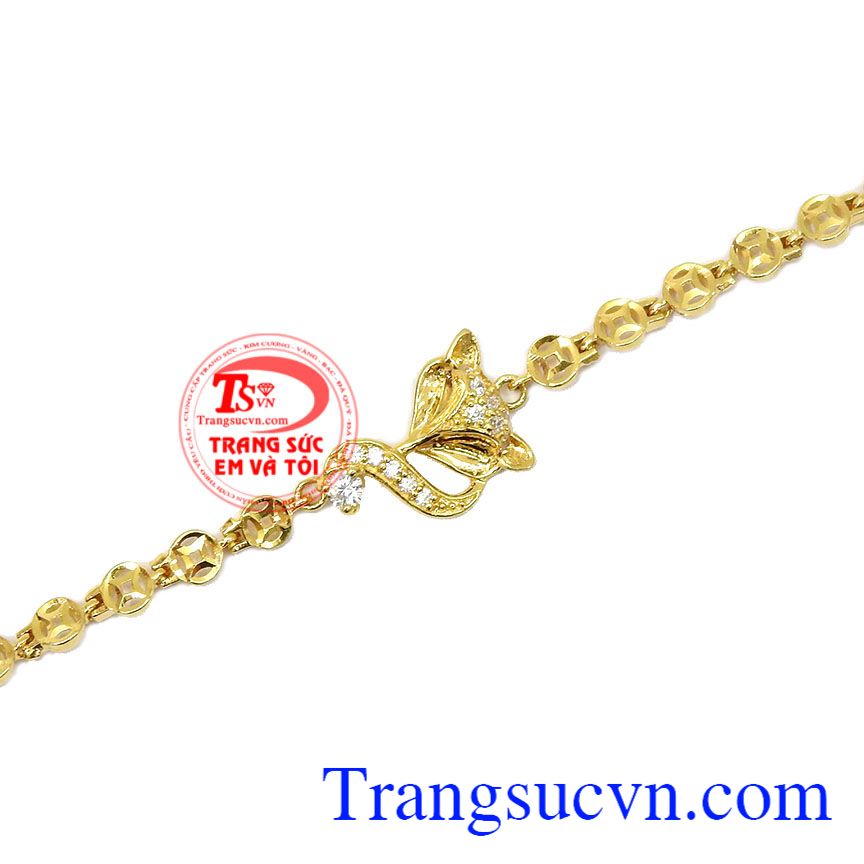 Lắc tay nữ hồ ly đẹp,Lắc tay nữ vàng,Trang sức nữ Lắc tay nữ hồ ly đẹp,Lắc tay nữ vàng,Trang sức nữ