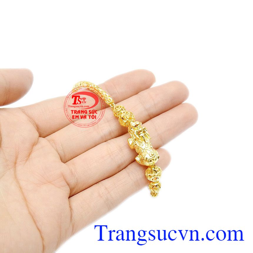 Lắc tay nữ tỳ hưu 10k,Lắc tay v&agrave;ng,Lắc tay nữ v&agrave;ng