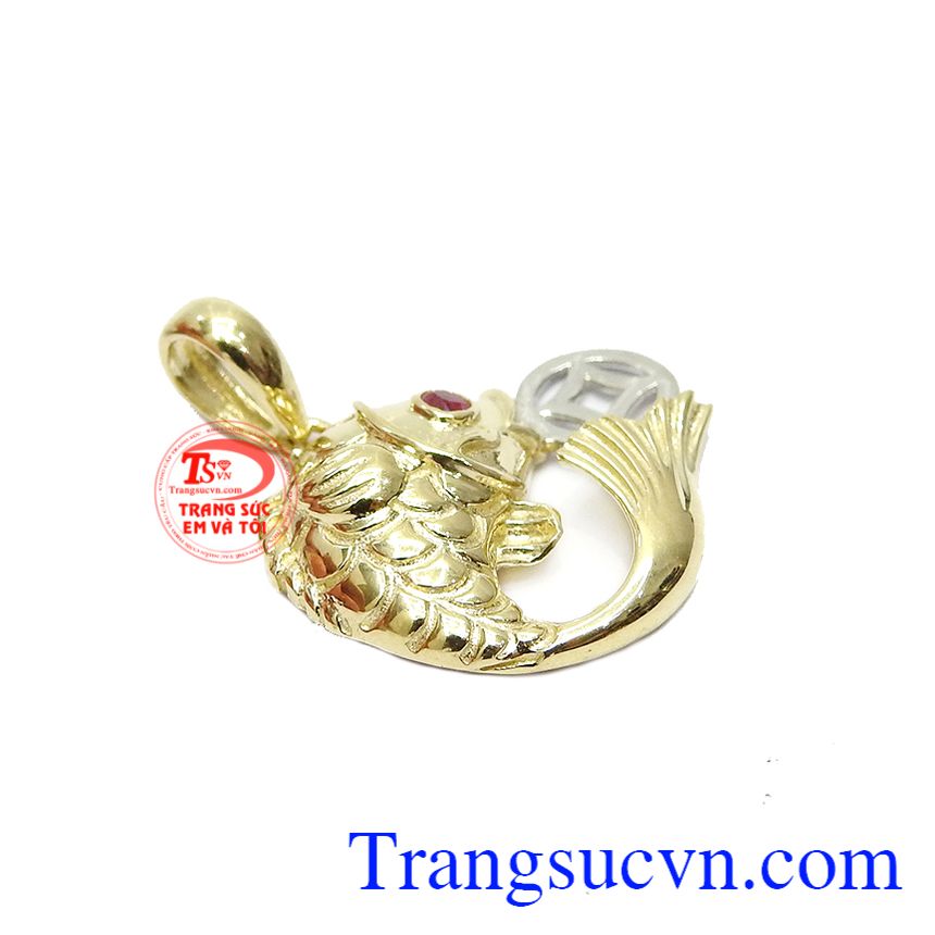 Mặt dây cá chép kim tiền, mặt dây đẹp, mặt dây vàng tây đẹp Mặt dây cá chép kim tiền, mặt dây đẹp, mặt dây vàng tây đẹp