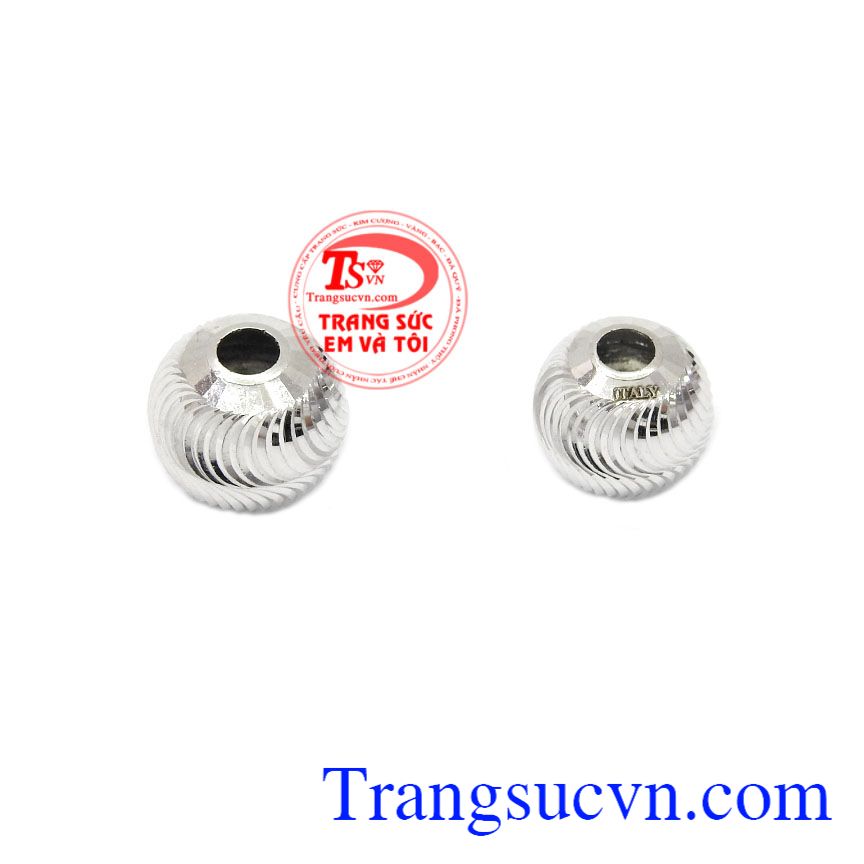 Mặt dây chuyền charm vàng trắng,Mặt dây chuyền vàng,trang sức nữ