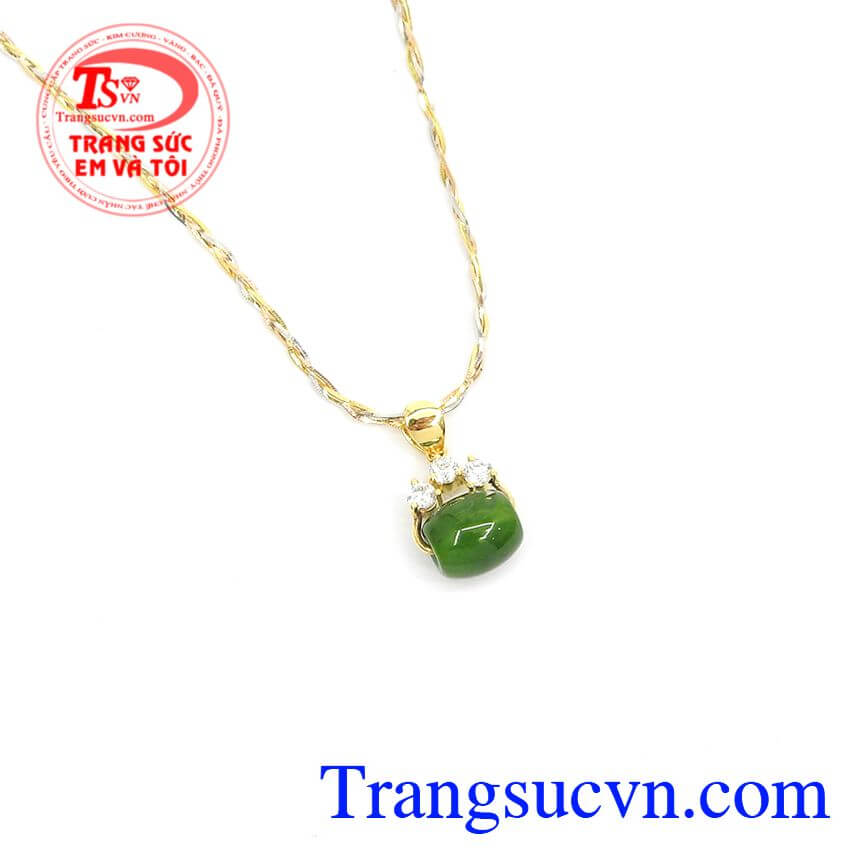 Mặt Dây Chuyền Ngọc Bích Mới,Mặt dây vàng đá quý,Trang sức nữ Mặt Dây Chuyền Ngọc Bích Mới,Mặt dây vàng đá quý,Trang sức nữ