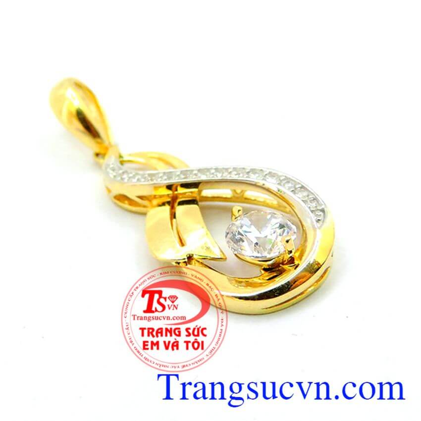 Mặt dây chuyền nữ vàng 10k thời trang, mặt dây đẹp, mặt dây vàng tây Mặt dây chuyền nữ vàng 10k thời trang, mặt dây đẹp, mặt dây vàng tây