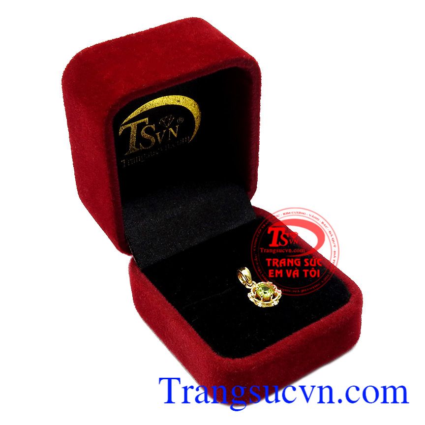 Mặt dây chuyền Peridot xinh xắn,Mặt dây vàng đá quý,Trang sức vàng Mặt dây chuyền Peridot xinh xắn,Mặt dây vàng đá quý,Trang sức vàng