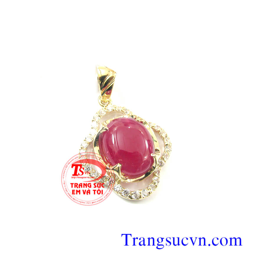 Mặt dây chuyền ruby vàng 10k,Trang sức vàng,Trang sức nữ Mặt dây chuyền ruby vàng 10k,Trang sức vàng,Trang sức nữ