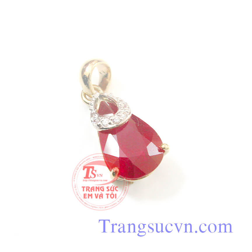 Mặt dây đá ruby nam phi,Trang sức vàng,Trang sức nữ Mặt dây đá ruby nam phi,Trang sức vàng,Trang sức nữ