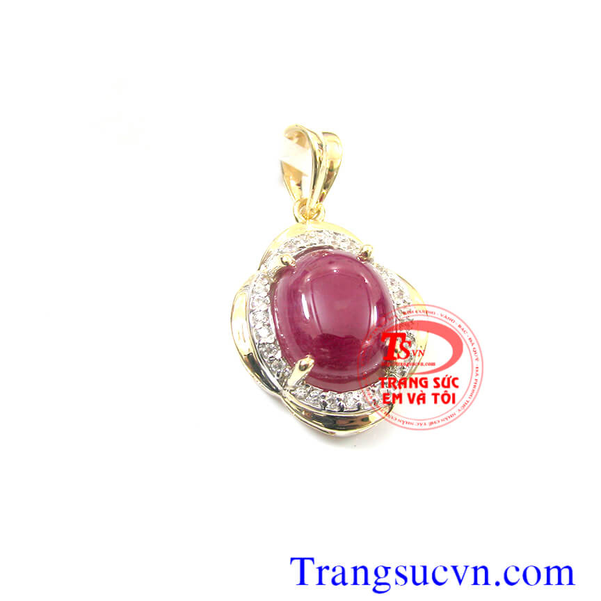 Mặt dây đá ruby vàng 10k,Trang sức vàng,Trang sức nữ Mặt dây đá ruby vàng 10k,Trang sức vàng,Trang sức nữ