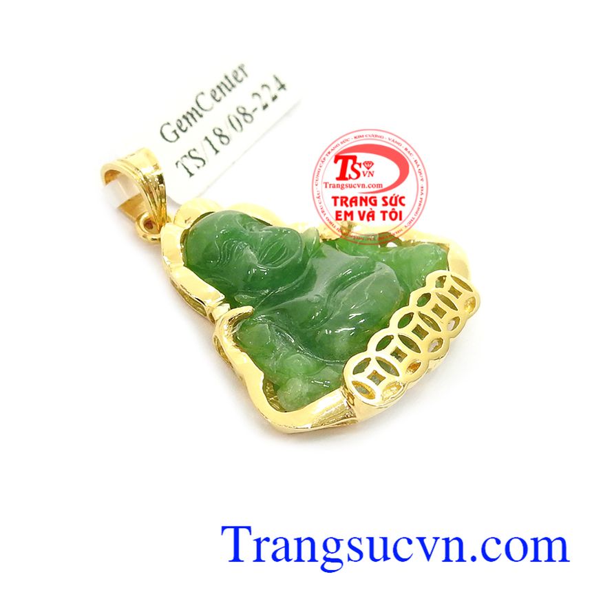 Mặt Dây Di Lặc Phỉ Thúy Bình An,Mặt dây chuyền nam,Trang sức nam Mặt Dây Di Lặc Phỉ Thúy Bình An,Mặt dây chuyền nam,Trang sức nam