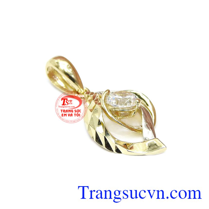 Mặt dây duyên dáng Hàn Quốc, mặt dây vàng tây, mặt dây nữ sang trọng