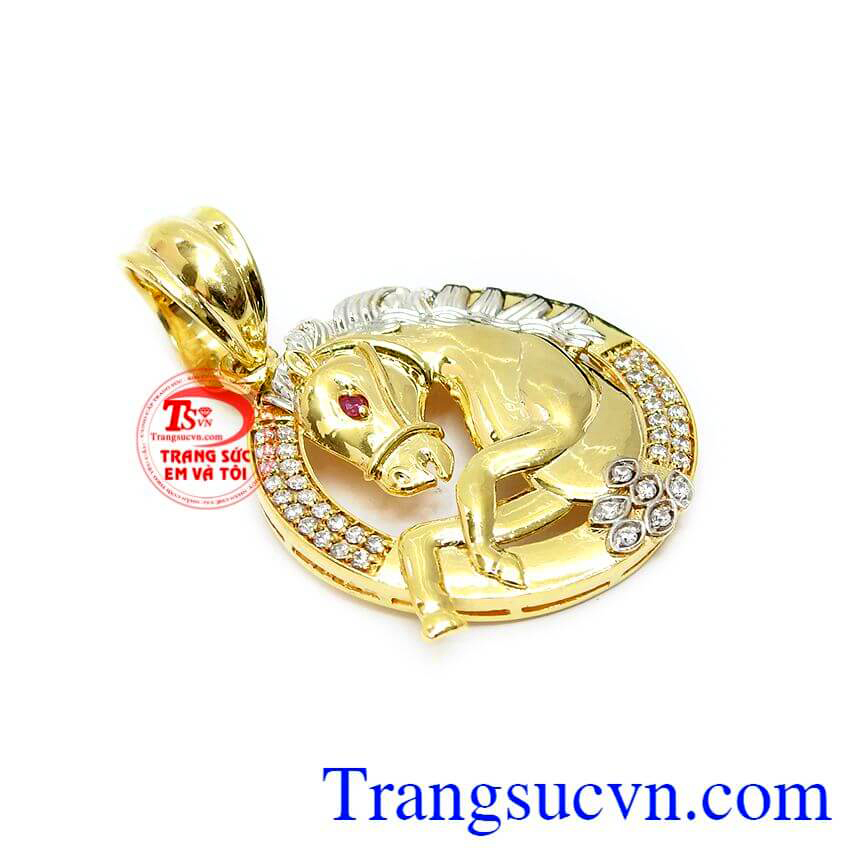 Mặt dây nam kiêu hãnh vàng 10k,Mặt dây chuyền nam,Trang sức nam