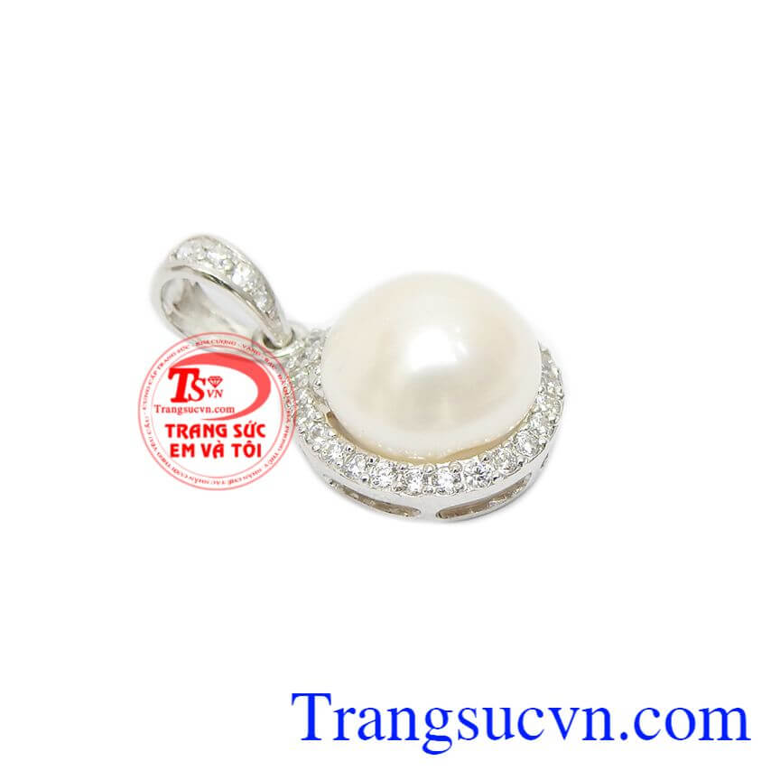 Mặt dây ngọc trai trắng tinh tế, mặt dây ngọc trai, mặt dây đá quý Mặt dây ngọc trai trắng tinh tế, mặt dây ngọc trai, mặt dây đá quý