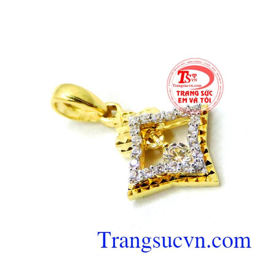 Mặt dây nhập khẩu 10k, mặt dây vàng, mặt dây xinh xắn