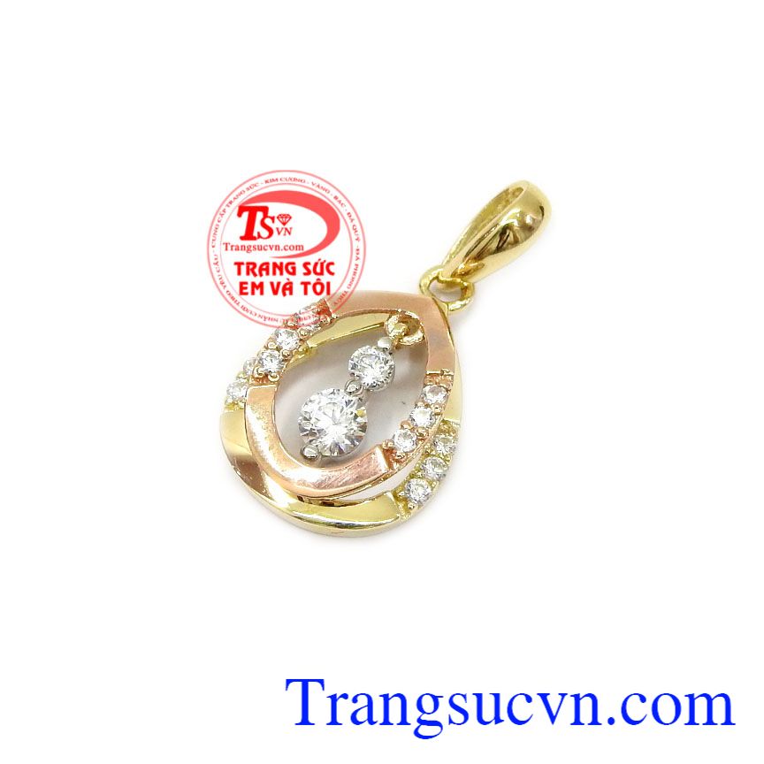 Mặt dây nữ giọt nước 18k,Mặt dây chuyền vàng,Trang sức nữ Mặt dây nữ giọt nước 18k,Mặt dây chuyền vàng,Trang sức nữ