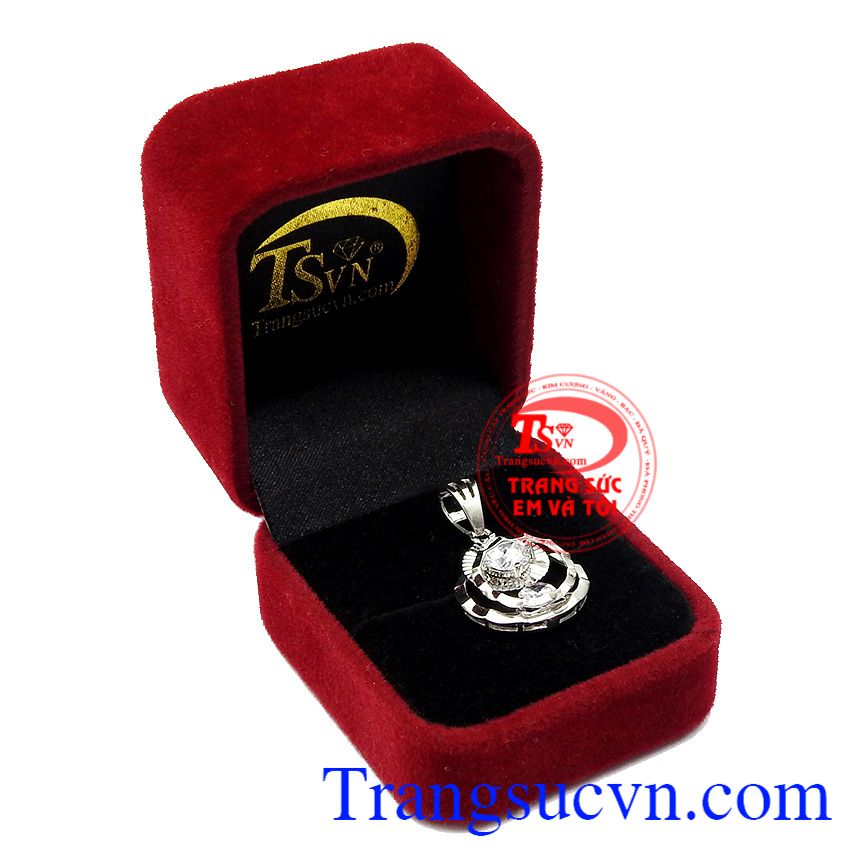 Mặt dây nữ vàng trắng trang nhã,Mặt dây chuyền vàng,Trang sức nữ Mặt dây nữ vàng trắng trang nhã,Mặt dây chuyền vàng,Trang sức nữ