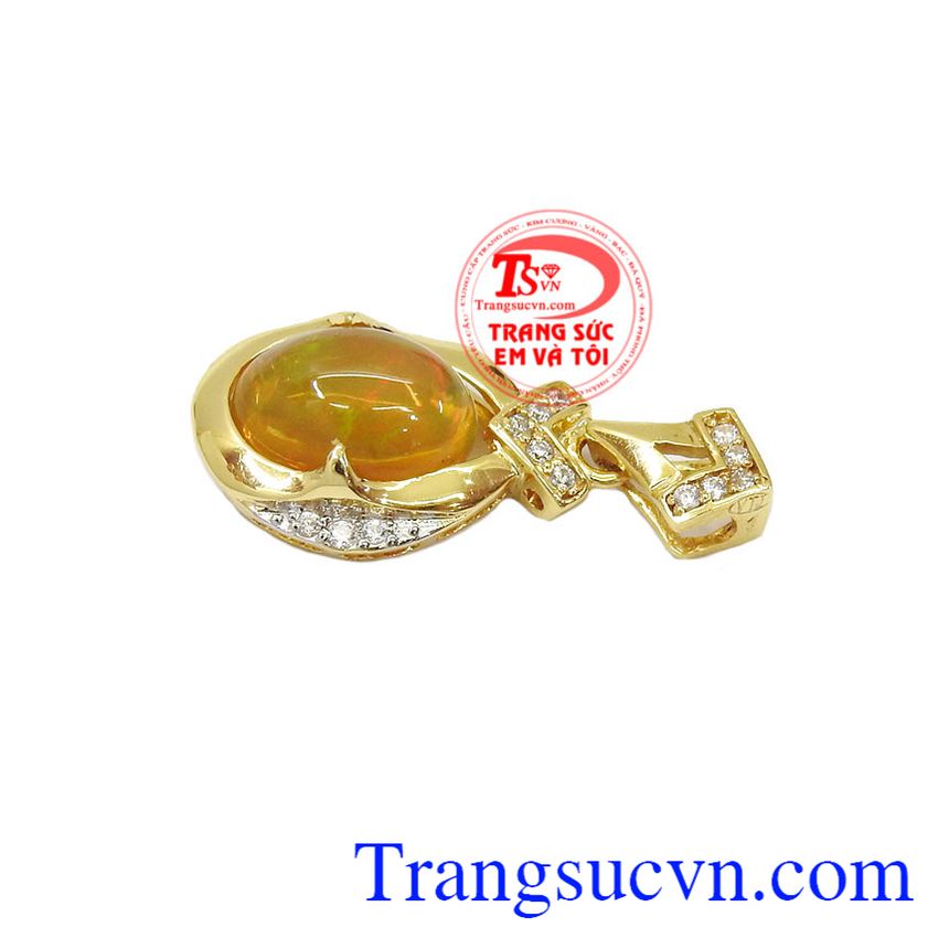 Mặt dây Opal Sang Trọng, mặt dây Opal, mặt dây vàng tây Mặt dây Opal Sang Trọng, mặt dây Opal, mặt dây vàng tây
