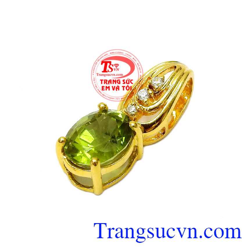 Mặt dây Peridot thanh lịch,Trang sức vàng,Trang sức nữ Mặt dây Peridot thanh lịch,Trang sức vàng,Trang sức nữ