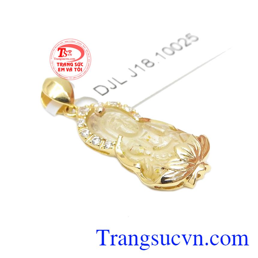 Mặt dây phật bà hoa sen,Mặt phật bọc vàng,Dây chuyền nam