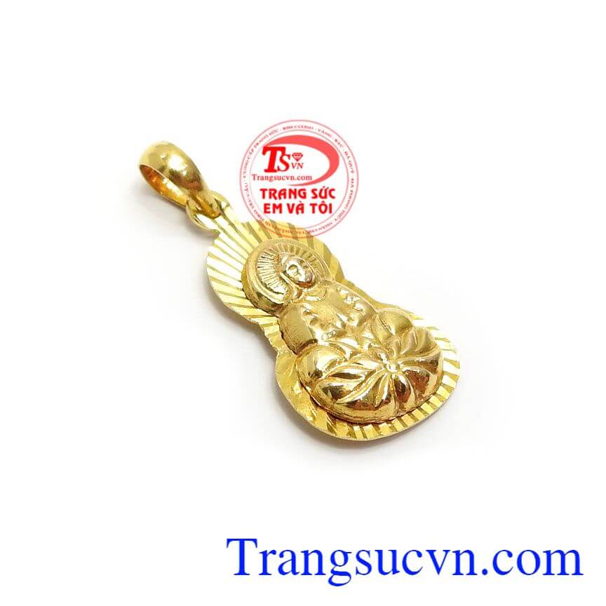 Mặt Dây Phật Quan Âm Bình An, mặt dây vàng tây, mặt dây đẹp Mặt Dây Phật Quan Âm Bình An, mặt dây vàng tây, mặt dây đẹp