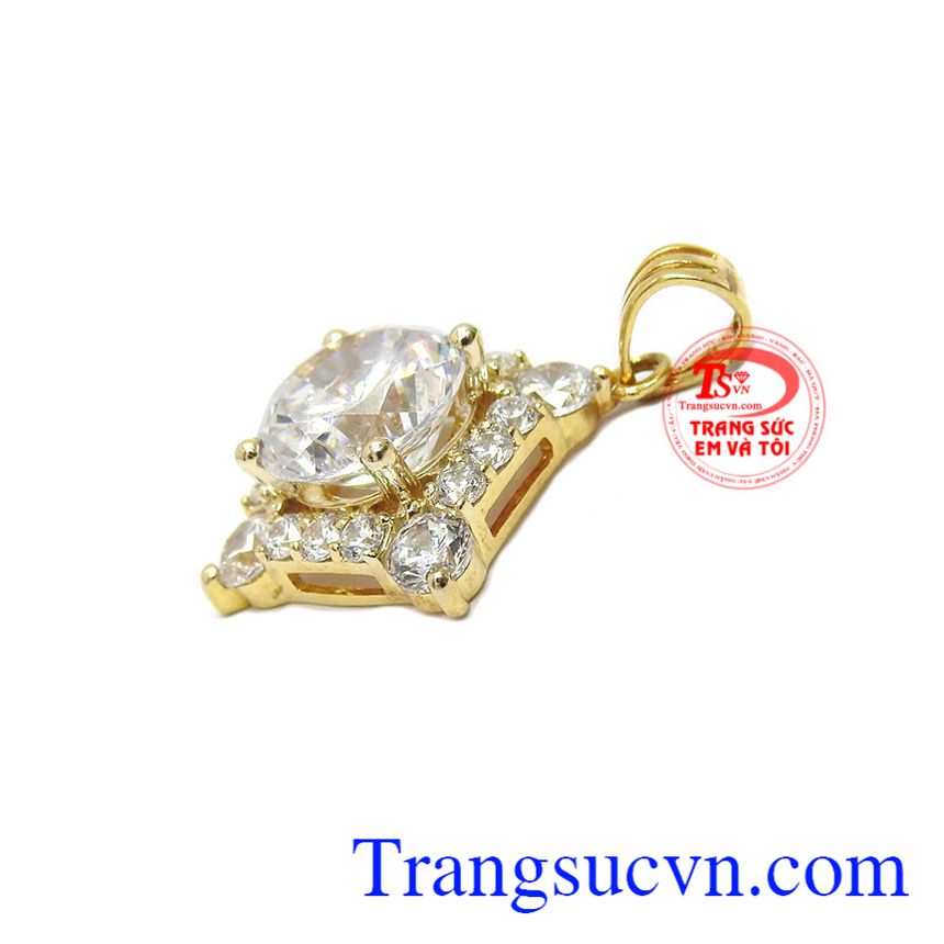 Mặt dây quý phái vàng 10k, Mặt dây chuyền vàng, Mặt dây đẹp