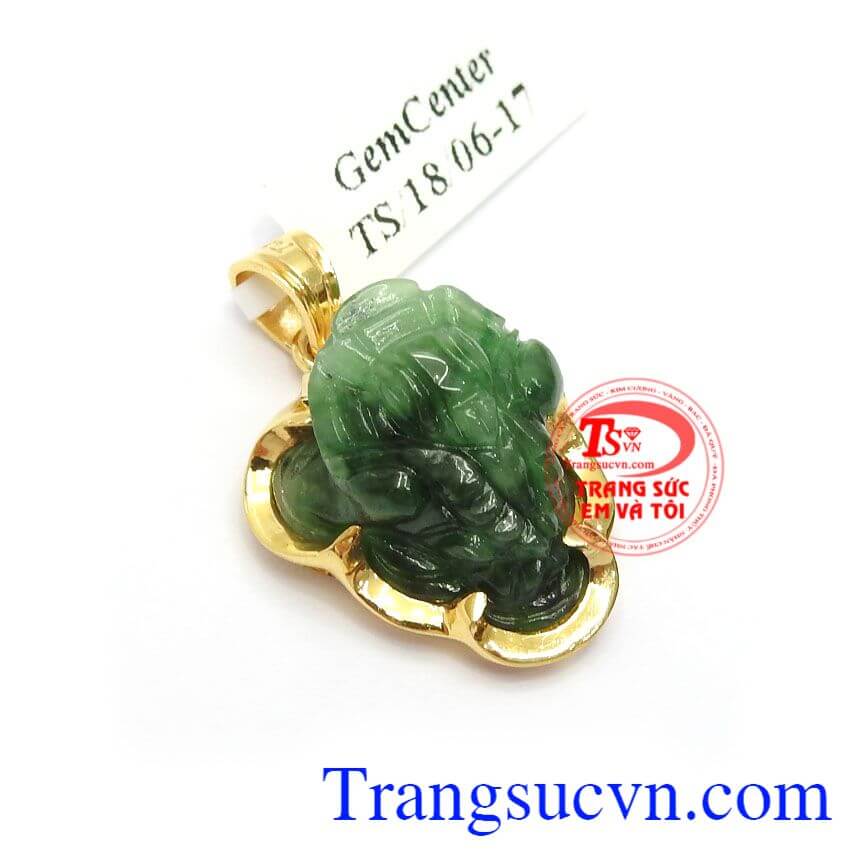 Mặt Dây Thiềm Thừ May Mắn, mặt dây vàng đá quý, mặt dây ngọc cẩm thạch Mặt Dây Thiềm Thừ May Mắn, mặt dây vàng đá quý, mặt dây ngọc cẩm thạch