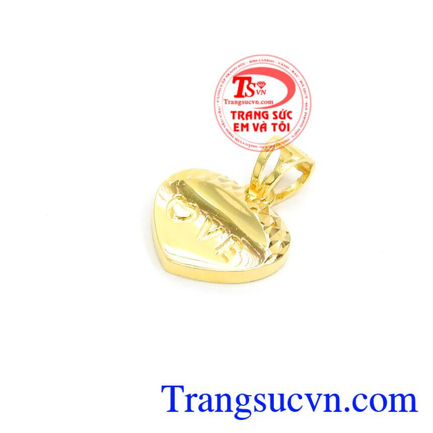 Mặt Dây Trái Tim Nhỏ Xinh,Mặt dây vàng đá quý,Trang sức nữ Mặt Dây Trái Tim Nhỏ Xinh,Mặt dây vàng đá quý,Trang sức nữ