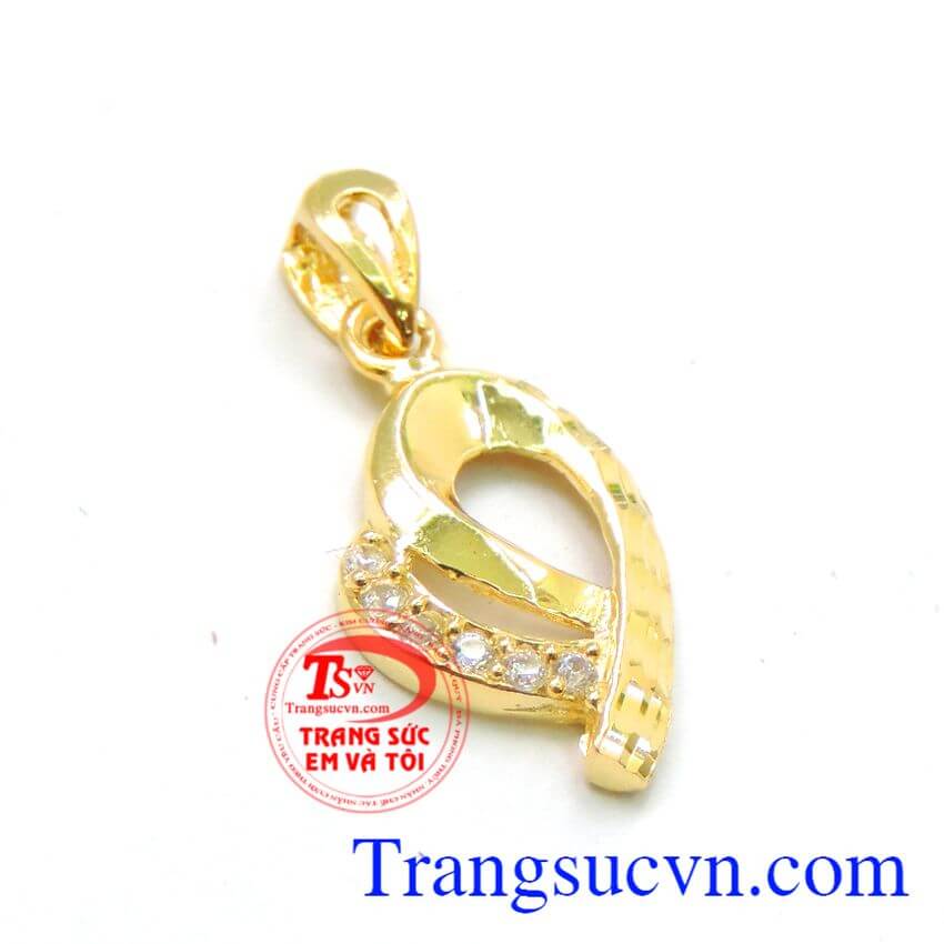 Mặt dây trái tim tình yêu, mặt dây đẹp, mặt dây vàng tây