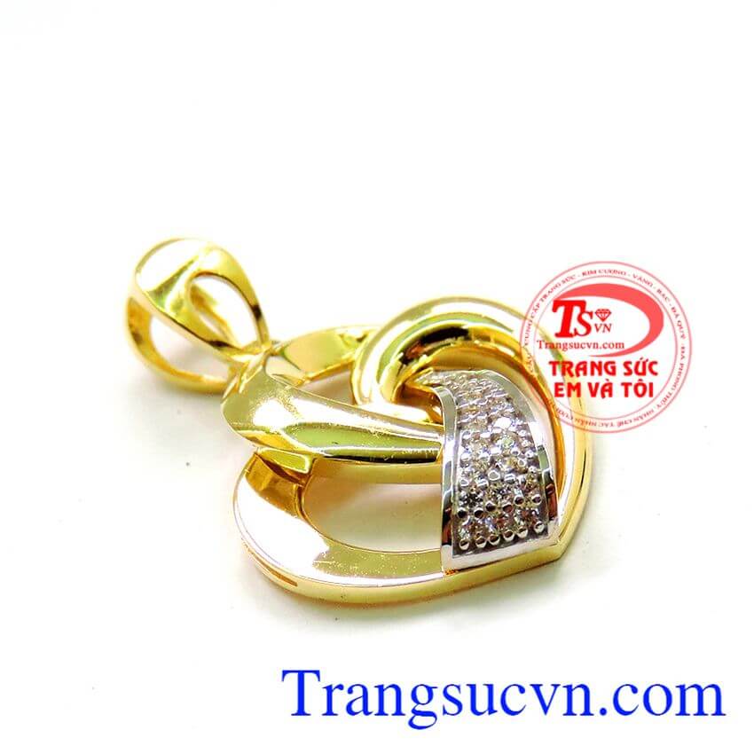Mặt dây trái tim vàng tình yêu, mặt dây chuyền vàng, mặt dây chuyền đẹp Mặt dây trái tim vàng tình yêu, mặt dây chuyền vàng, mặt dây chuyền đẹp