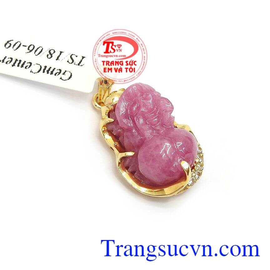 Mặt Dây Tỳ Hưu Ruby An Nhiên,Mặt dây chuyền nam,Trang sức nam