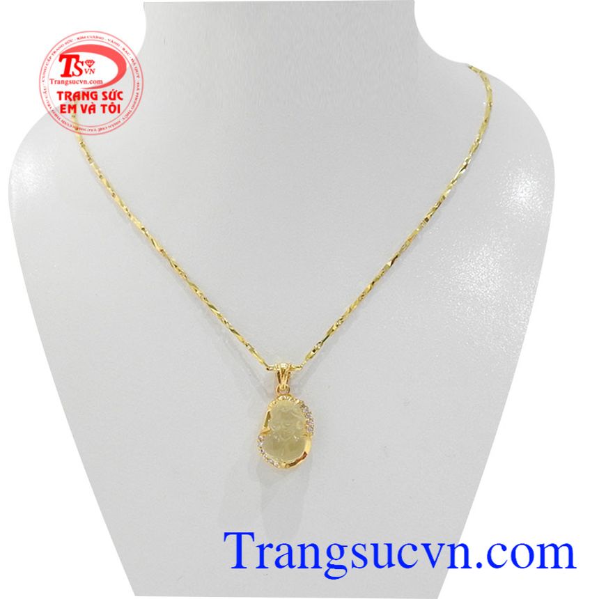 Mặt dây tỳ hưu thạch anh vàng,Mặt dây chuyền nam,Trang sức nam