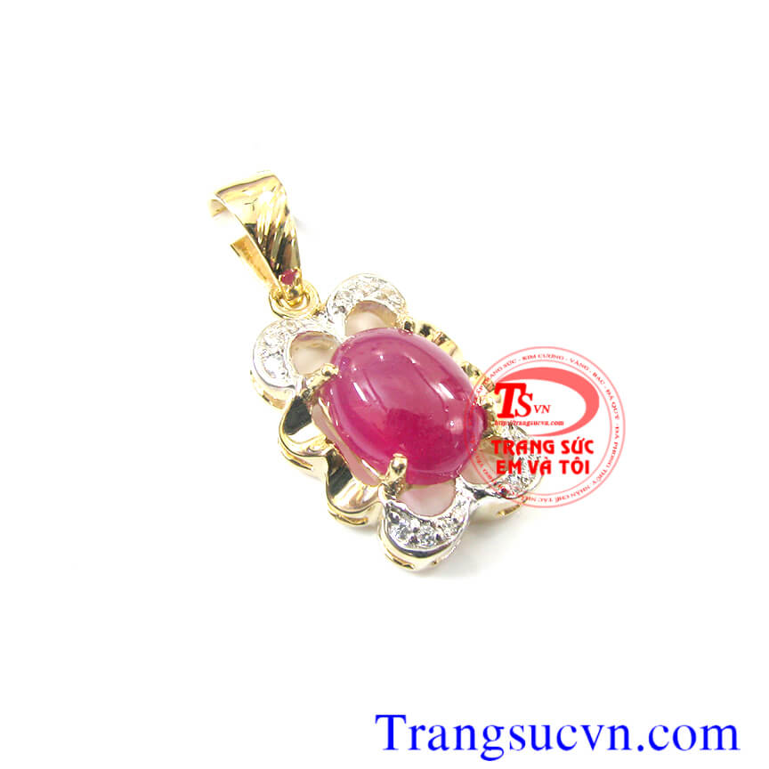 Mặt dây vàng 10k đá ruby thiên nhiên,Trang sức vàng,Trang sức nữ Mặt dây vàng 10k đá ruby thiên nhiên,Trang sức vàng,Trang sức nữ