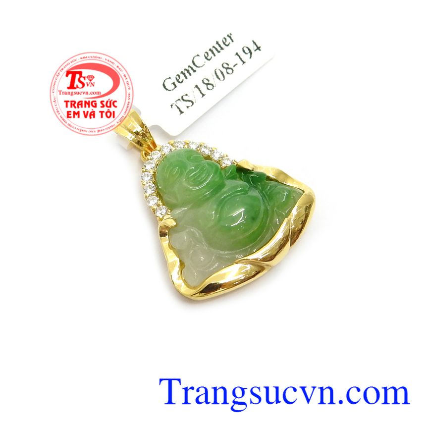 Mặt Di Lặc Phỉ Thúy An Nhiên,Mặt dây chuyền nam,Trang sức nam Mặt Di Lặc Phỉ Thúy An Nhiên,Mặt dây chuyền nam,Trang sức nam