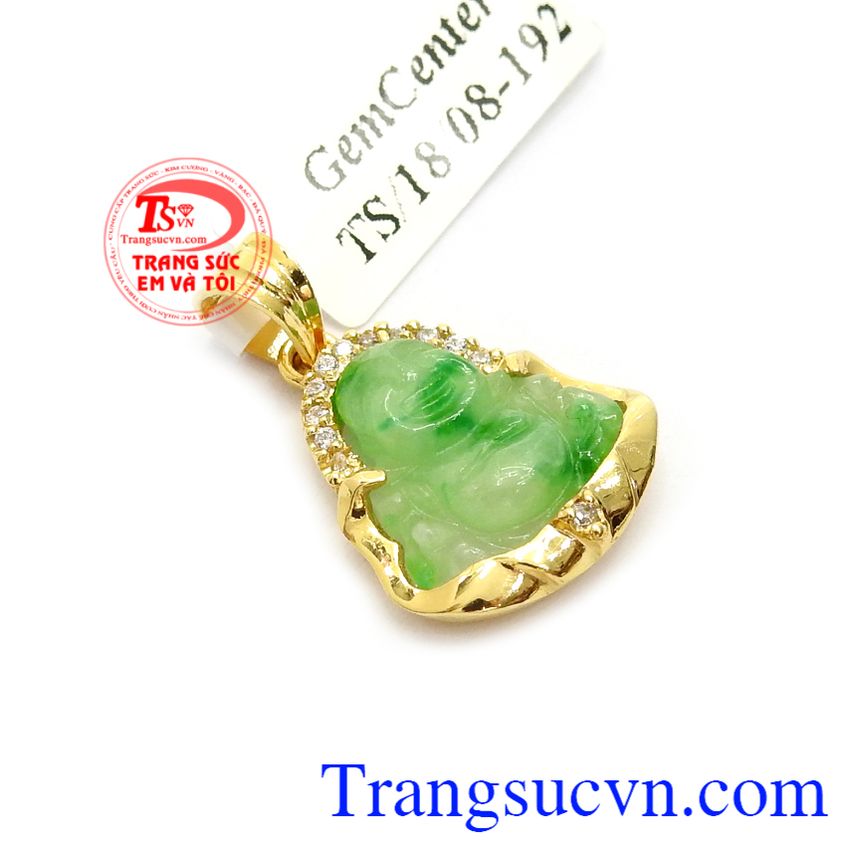 Mặt Di Lặc Phỉ Thúy Thiên Nhiên,Mặt dây chuyền nam,Trang sức nam Mặt Di Lặc Phỉ Thúy Thiên Nhiên,Mặt dây chuyền nam,Trang sức nam