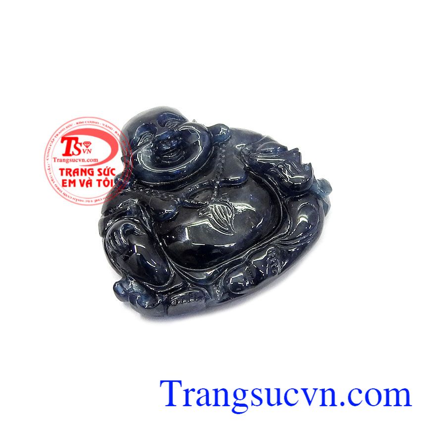Mặt phật Di Lặc Sapphire cầu tài lộc,Phật di lặc Sapphire,Đá quý thiên nhiên Mặt phật Di Lặc Sapphire cầu tài lộc,Phật di lặc Sapphire,Đá quý thiên nhiên