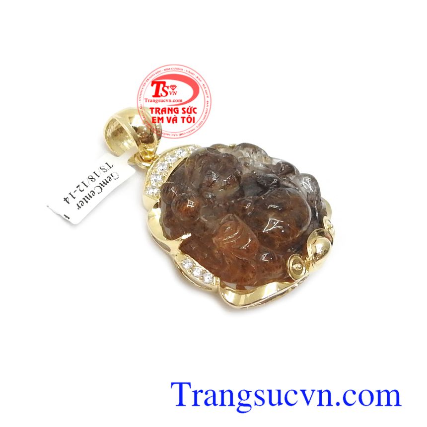 Mặt phật Di Lặc tài lộc hanh thông,Mặt dây chuyền nam,Trang sức nam