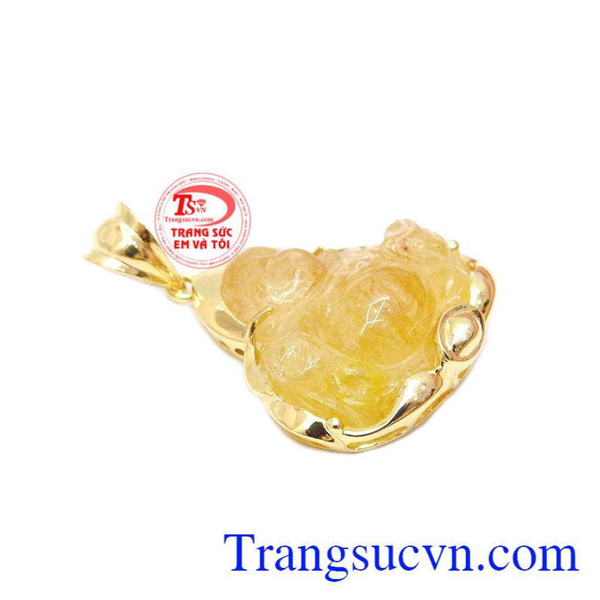 Mặt phật di lặc thạch anh tóc thịnh vượng,Mặt dây chuyền nam,Trang sức nam Mặt phật di lặc thạch anh tóc thịnh vượng,Mặt dây chuyền nam,Trang sức nam