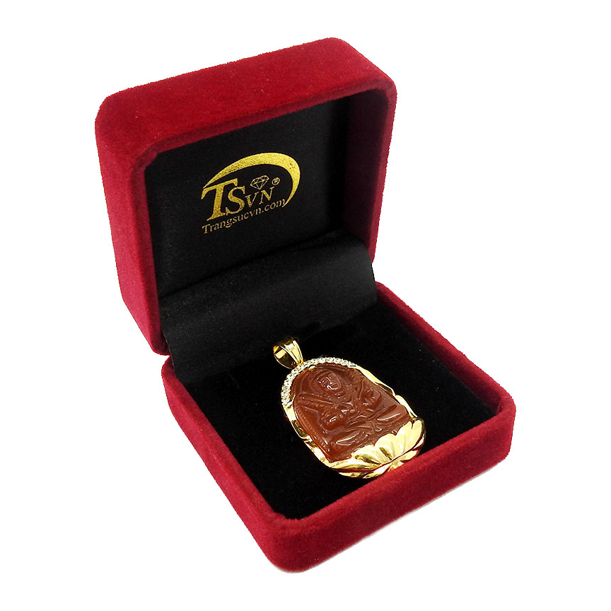 Mặt phật mã não tuổi Sửu - Dần,Mặt dây chuyền nam,Trang sức vàng Mặt phật mã não tuổi Sửu - Dần,Mặt dây chuyền nam,Trang sức vàng