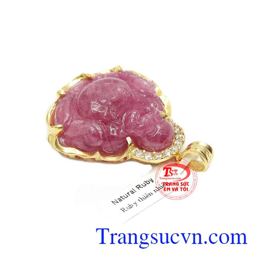 Mặt ruby phật di lặc vàng 14k,Mặt dây chuyền nam,Trang sức nam Mặt ruby phật di lặc vàng 14k,Mặt dây chuyền nam,Trang sức nam