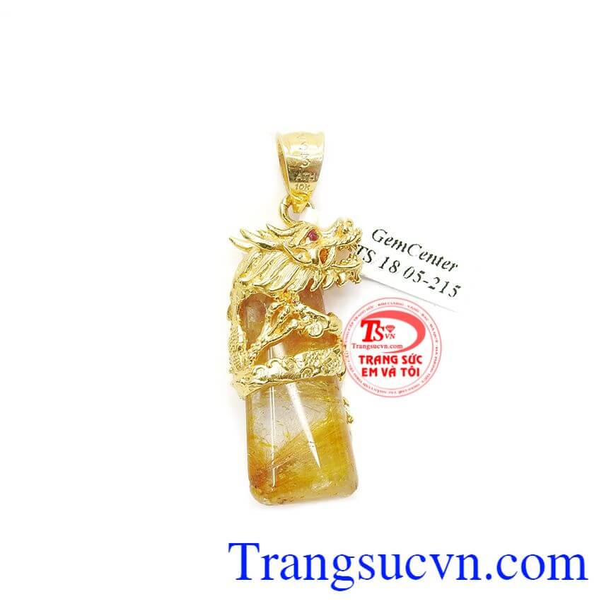 Mặt trụ tiết diện bọc vàng phong thủy,Mặt dây chuyền nam,Trang sức nam Mặt trụ tiết diện bọc vàng phong thủy,Mặt dây chuyền nam,Trang sức nam