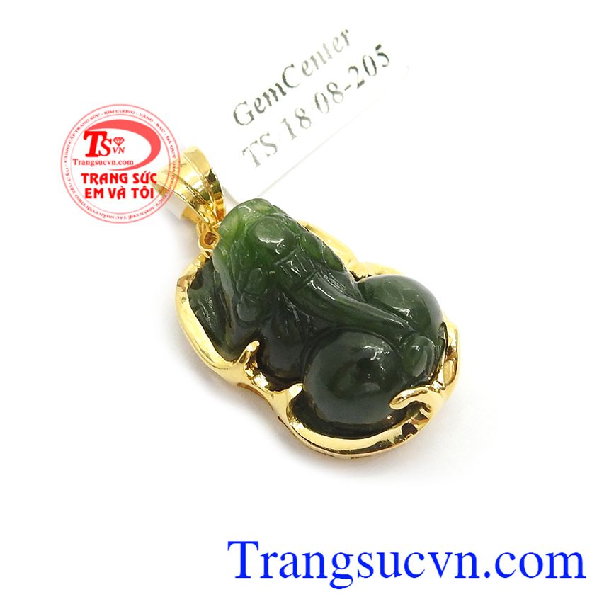 Mặt Tỳ Hưu Nephrite Thiên Nhiên,Tỳ hưu vàng,Mặt dây chuyền nam Mặt Tỳ Hưu Nephrite Thiên Nhiên,Tỳ hưu vàng,Mặt dây chuyền nam