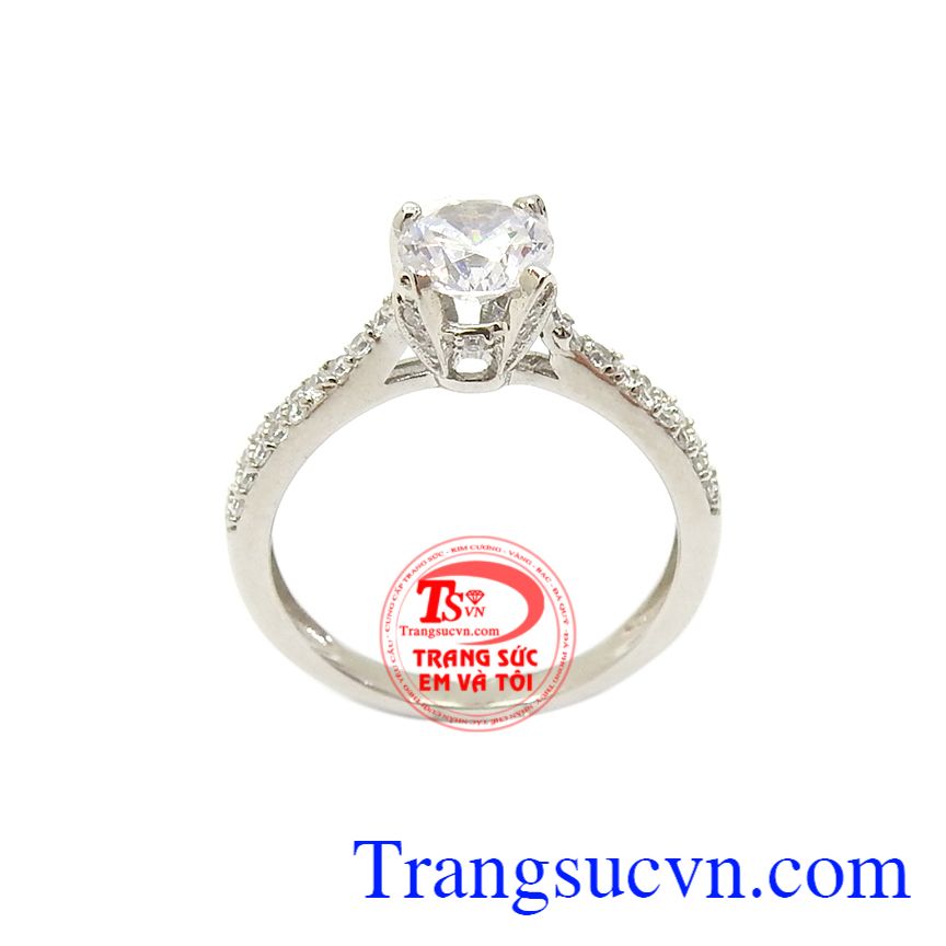 Nhẫn đính hôn vàng trắng đẹp,Nhẫn nữ đá quý,Trang sức nữ Nhẫn đính hôn vàng trắng đẹp,Nhẫn nữ đá quý,Trang sức nữ