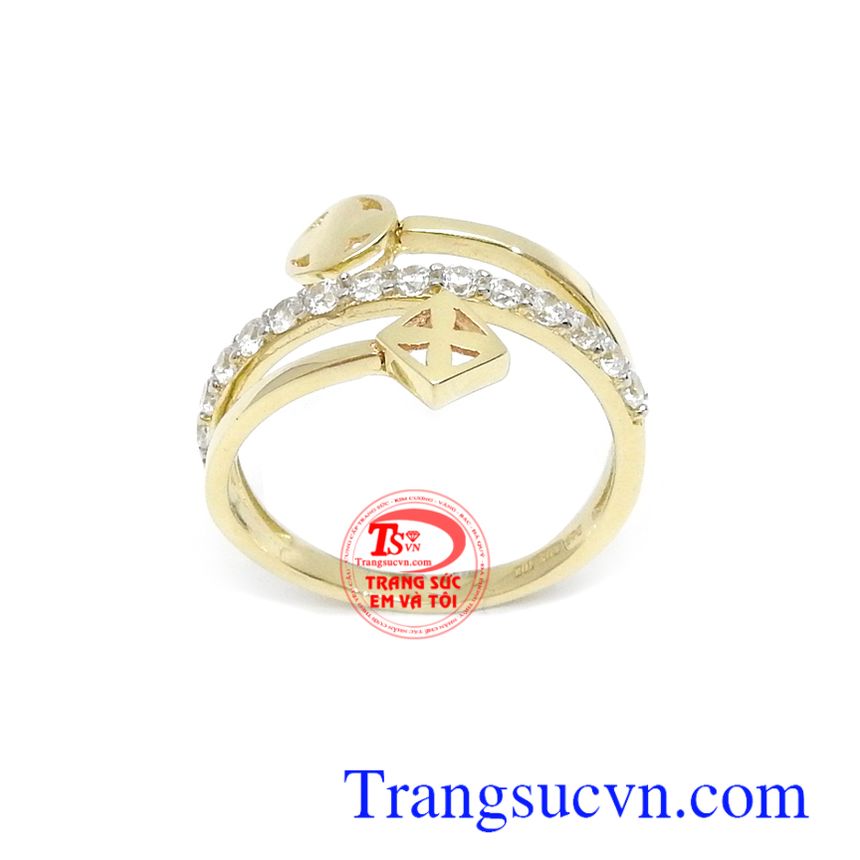 Nhẫn Hàn Quốc 10k thời thượng,Nhẫn nữ đá quý,Trang sức nữ Nhẫn Hàn Quốc 10k thời thượng,Nhẫn nữ đá quý,Trang sức nữ
