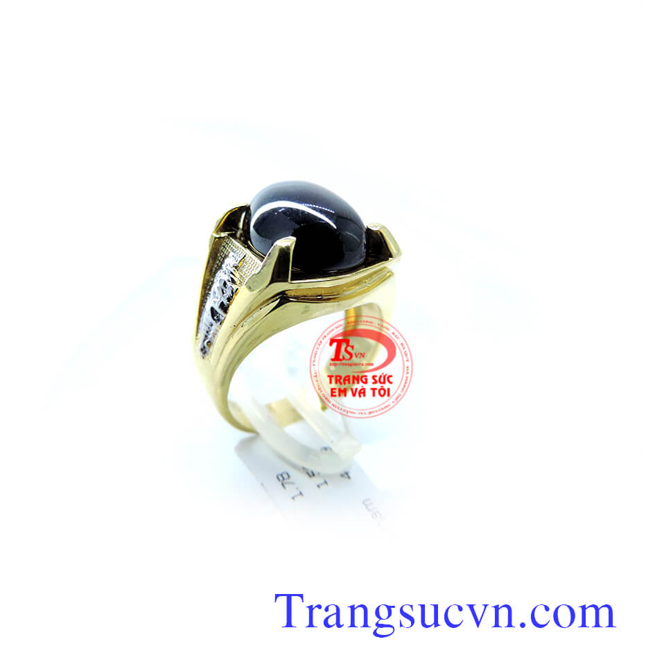 Nhẫn nam đá màu đen, nhẫn nam đẹp, nhẫn nam vàng tây Nhẫn nam đá màu đen, nhẫn nam đẹp, nhẫn nam vàng tây