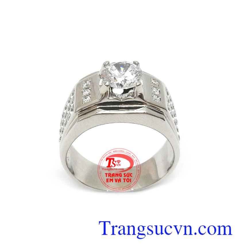 Nhẫn nam đính đá thời trang mới, nhẫn nam vàng tây, nhẫn nam vàng trắng Nhẫn nam đính đá thời trang mới, nhẫn nam vàng tây, nhẫn nam vàng trắng