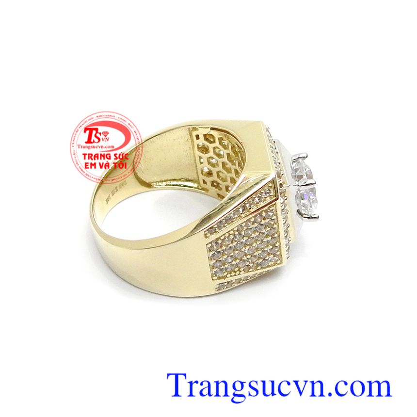 Nhẫn nam Hàn Quốc 10k quyền lực, nhẫn nam vàng tây, nhẫn nam đẹp Nhẫn nam Hàn Quốc 10k quyền lực, nhẫn nam vàng tây, nhẫn nam đẹp