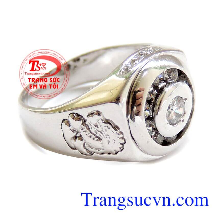 Nhẫn nam rồng vàng trắng,Nhẫn nam đẹp,Nhẫn nam vàng Nhẫn nam rồng vàng trắng,Nhẫn nam đẹp,Nhẫn nam vàng